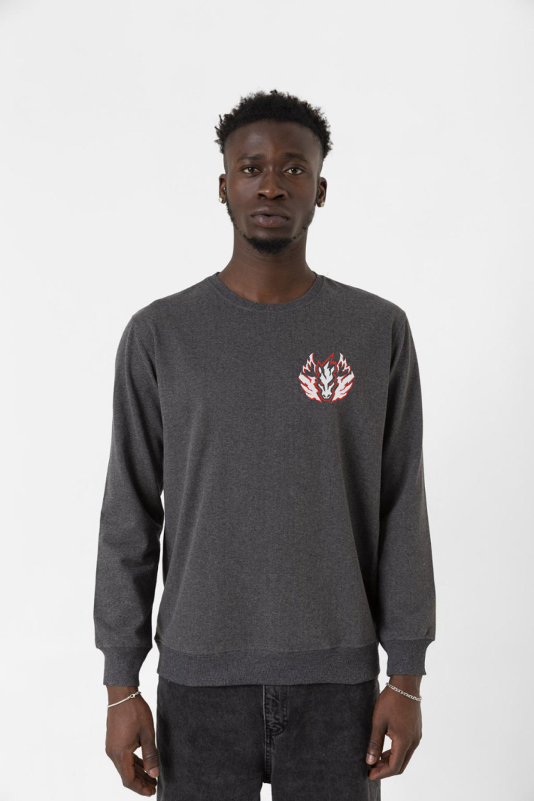 Beyblade Pegasus Minimalist Füme Erkek 2ip Sweatshirt