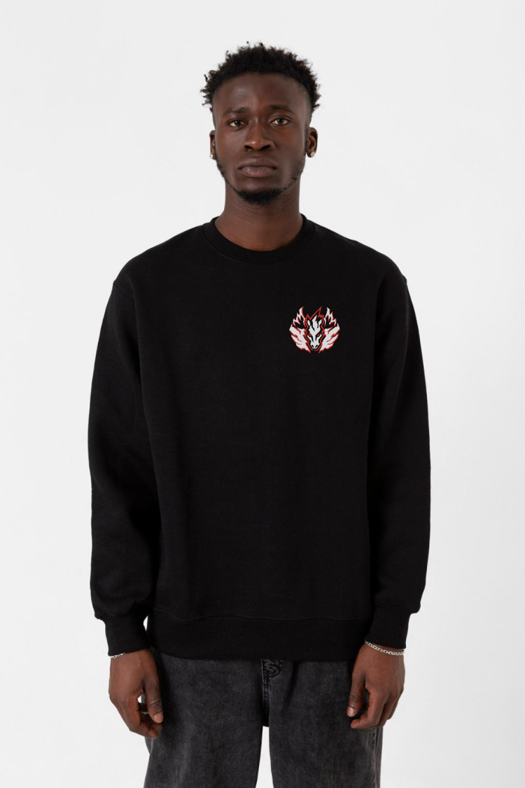 Beyblade Pegasus Minimalist Siyah Erkek 2ip Sweatshirt