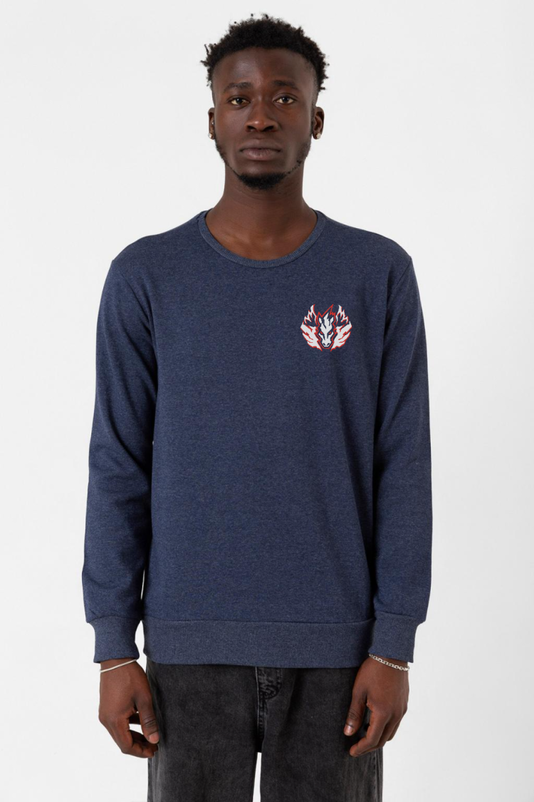 Beyblade Pegasus Minimalist indigo Erkek 2ip Sweatshirt