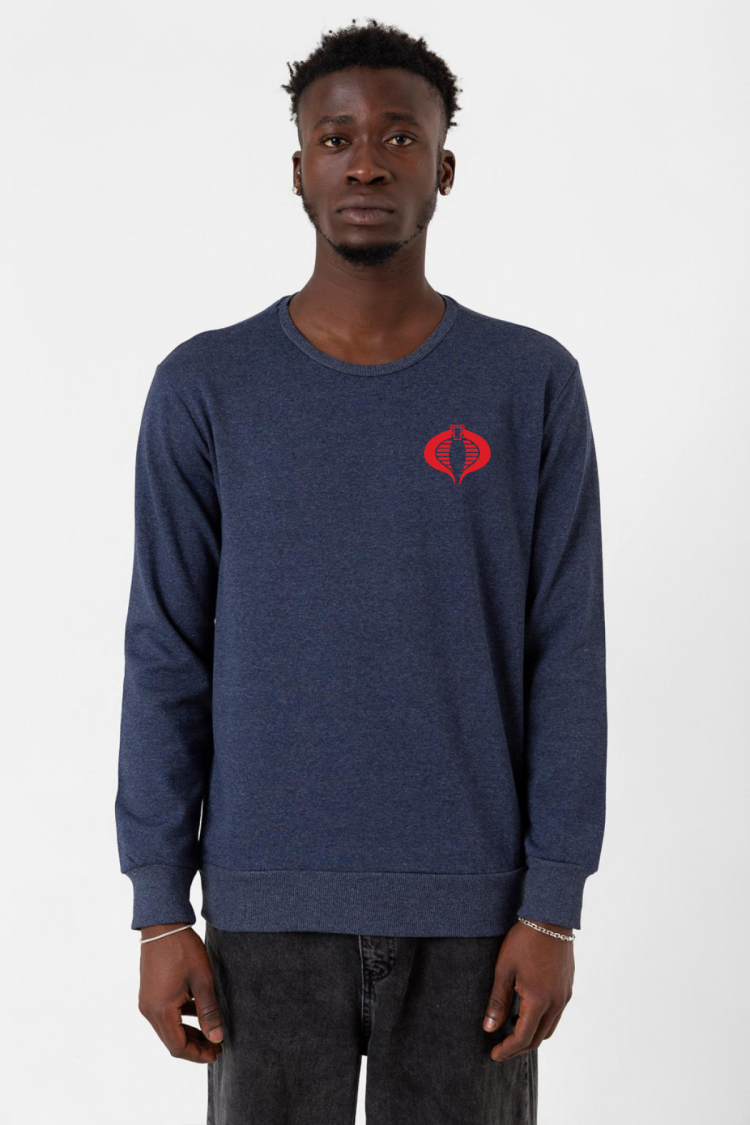 Cobra Kai Logo indigo Erkek 2ip Sweatshirt