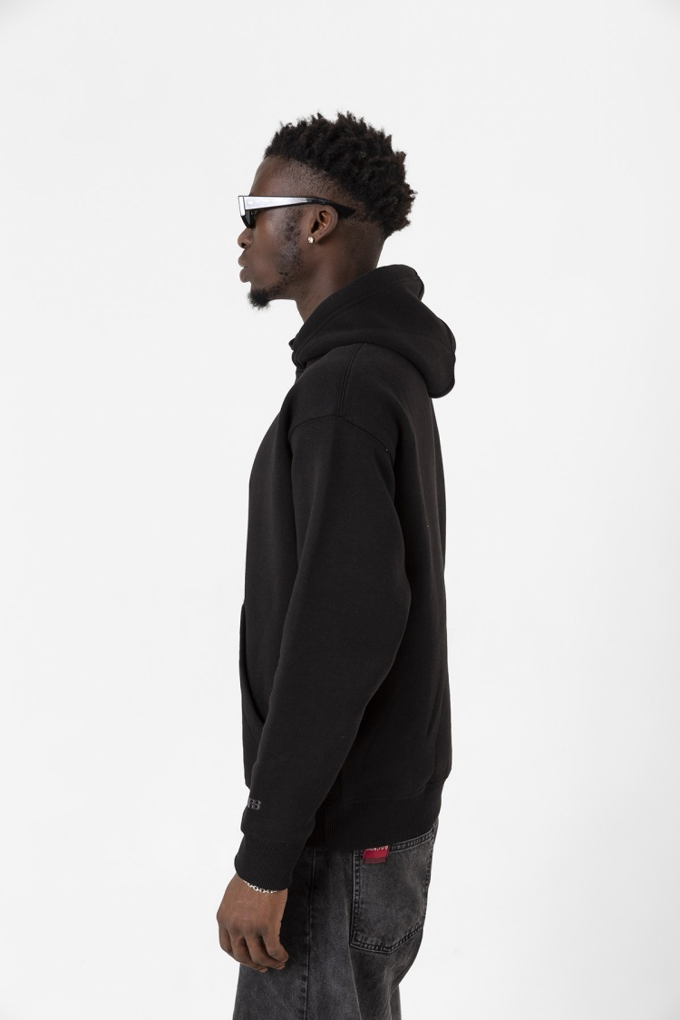 Dark Everything Is Connected Siyah Erkek 3ip Kapşonlu Sweatshirt
