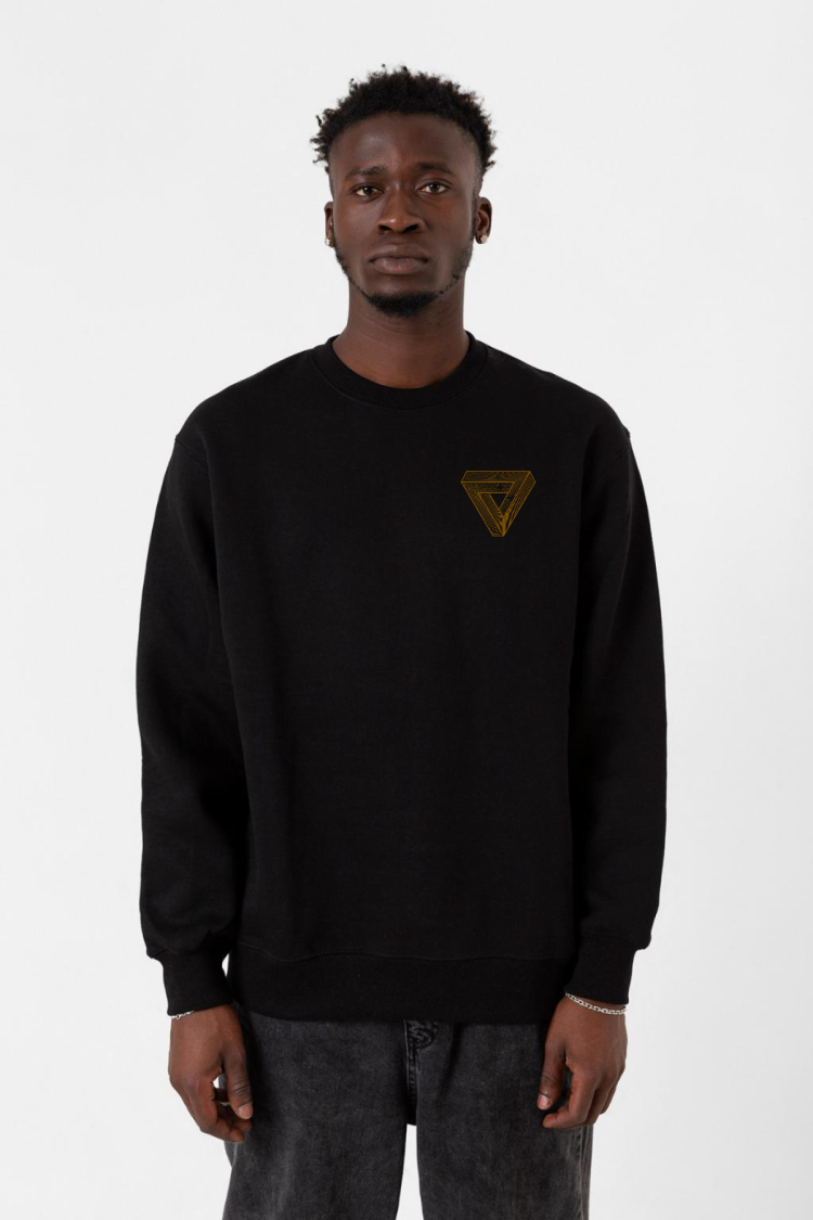 Dark Tannhaus Logo Siyah Erkek 2ip Sweatshirt