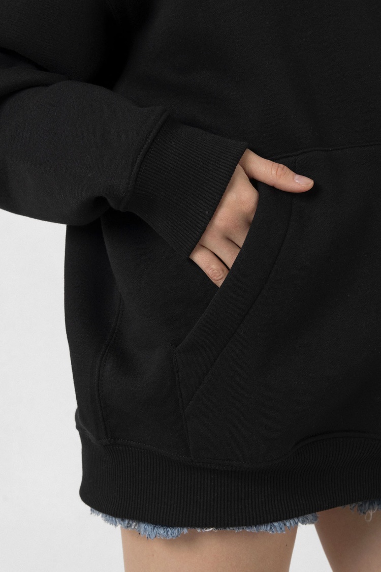 Dark Tannhaus Logo Siyah Kadın 3ip Kapşonlu