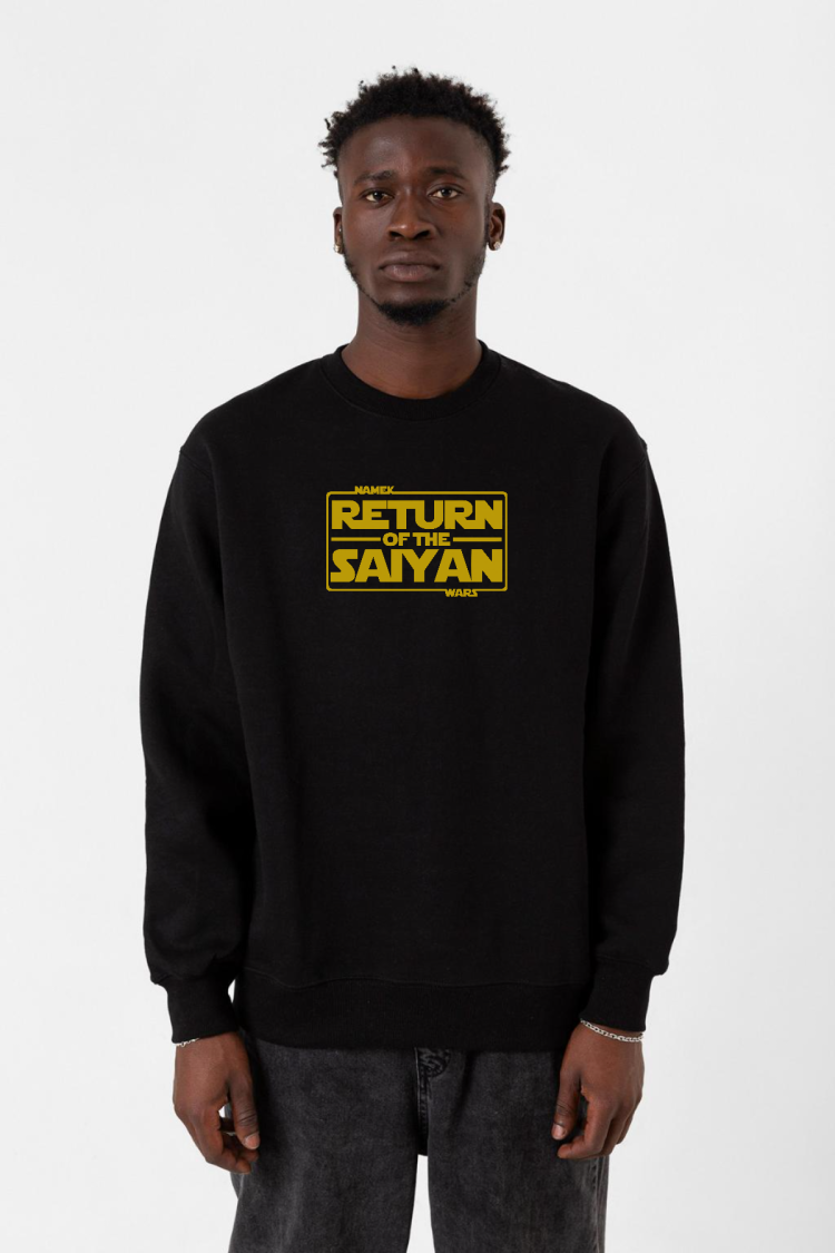 Dragon Ball Z Anime Namek Wars Siyah Erkek 2ip Sweatshirt