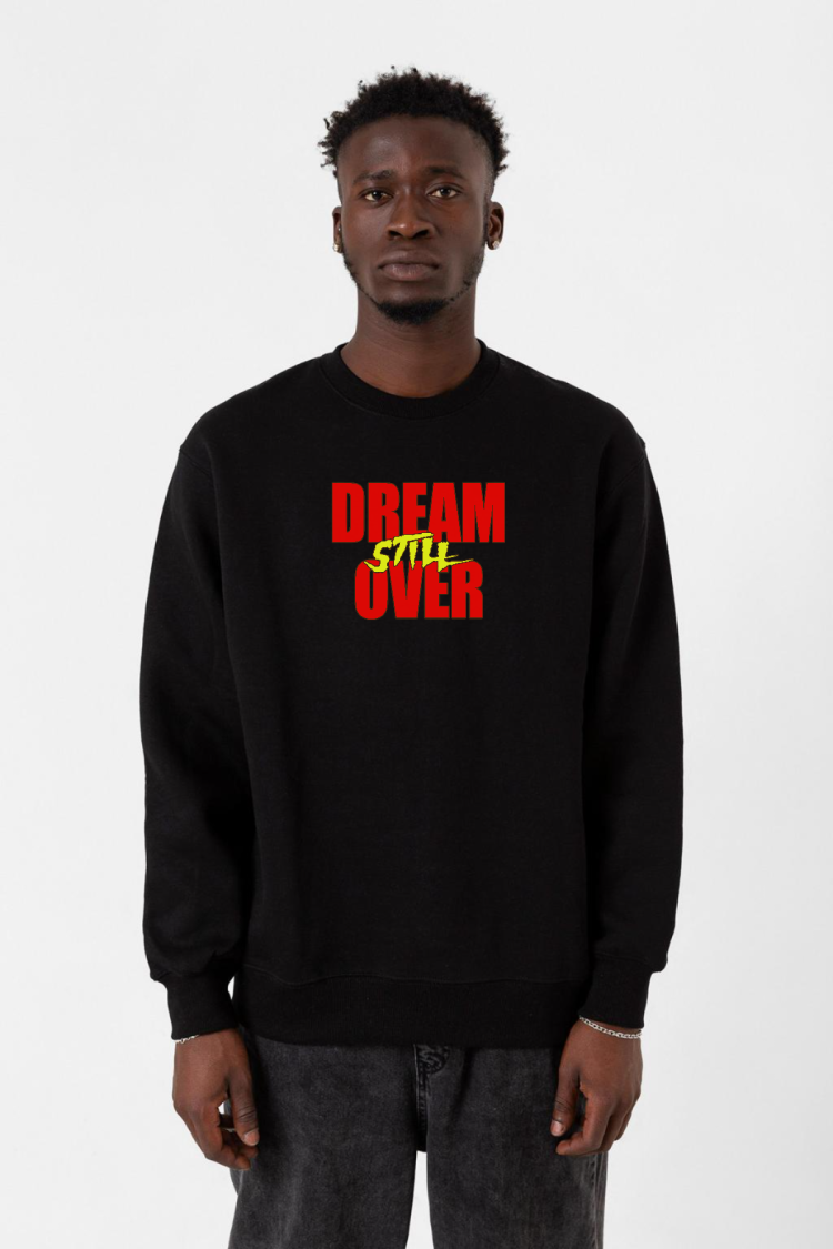 Dream Still Over Siyah Erkek 2ip Sweatshirt