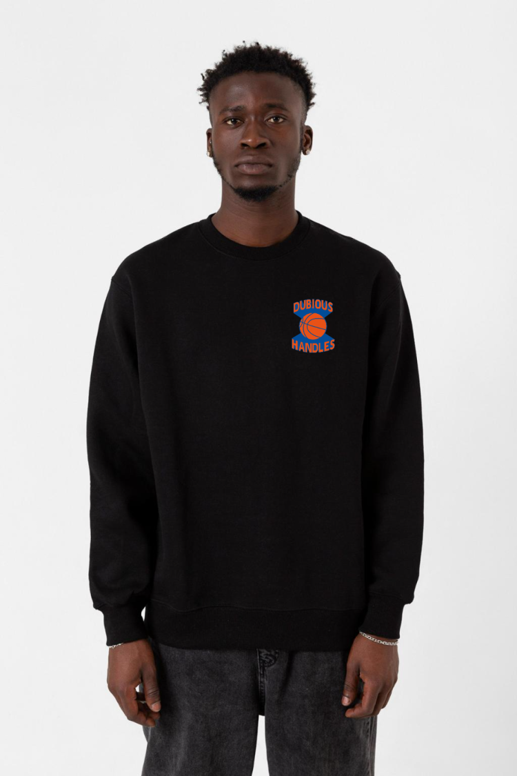 Dubious Handles Logo Siyah Erkek 2ip Sweatshirt