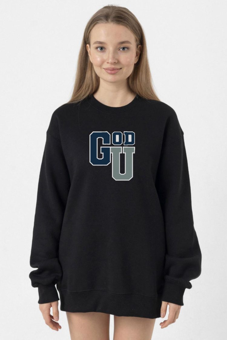 Gen V Godolkin University Abbreviation Siyah Kadın 2ip Sweatshirt