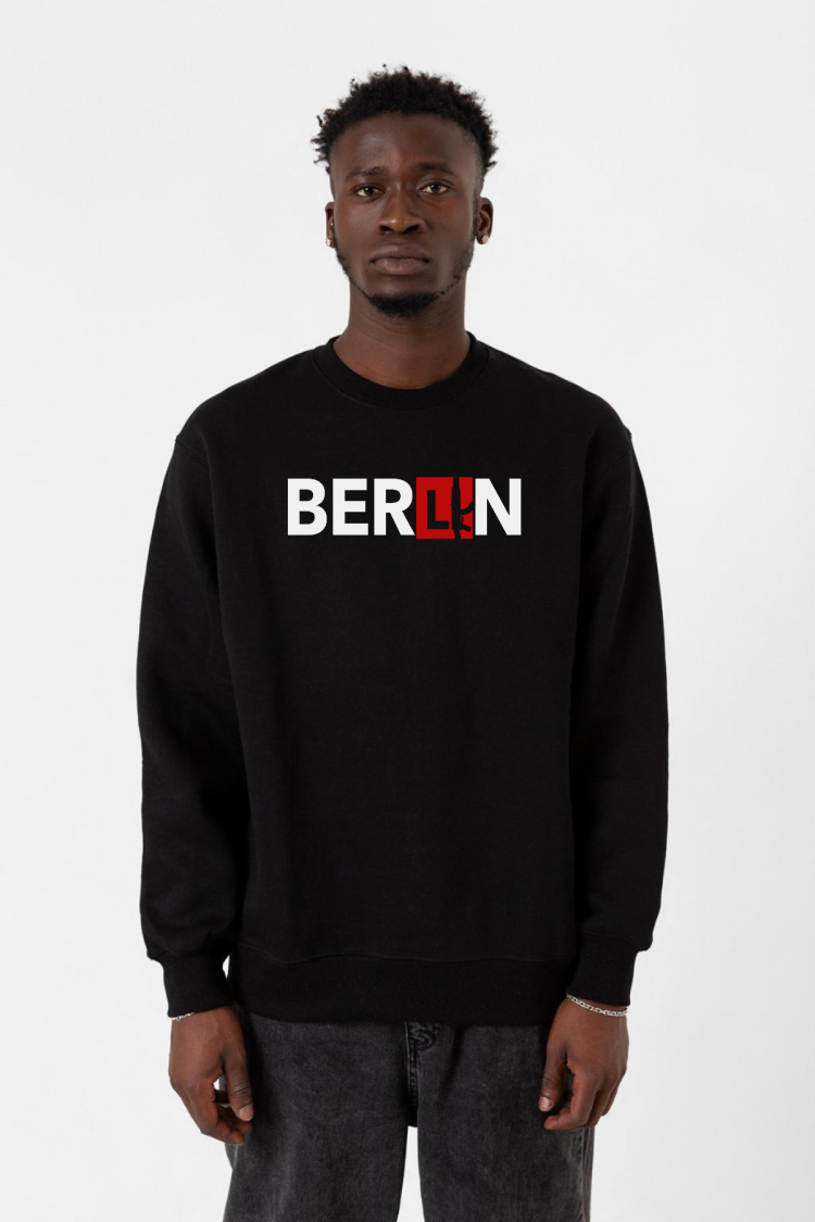 La Casa De Papel Berlin Ak Siyah Erkek 2ip Sweatshirt