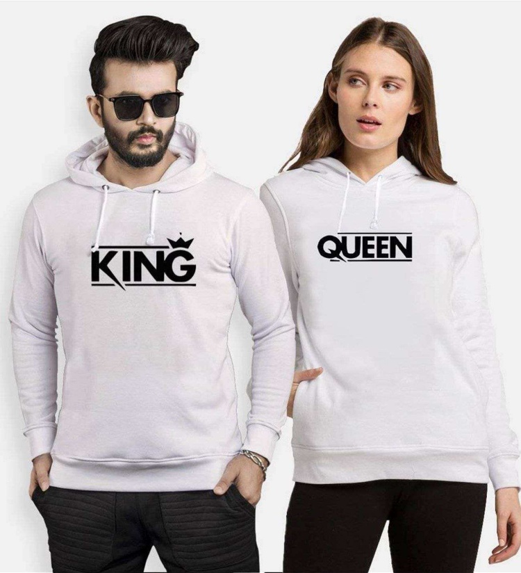 Tshirthane King Queen 5 Sevgili Kombinleri Kapüşonlu Kombini