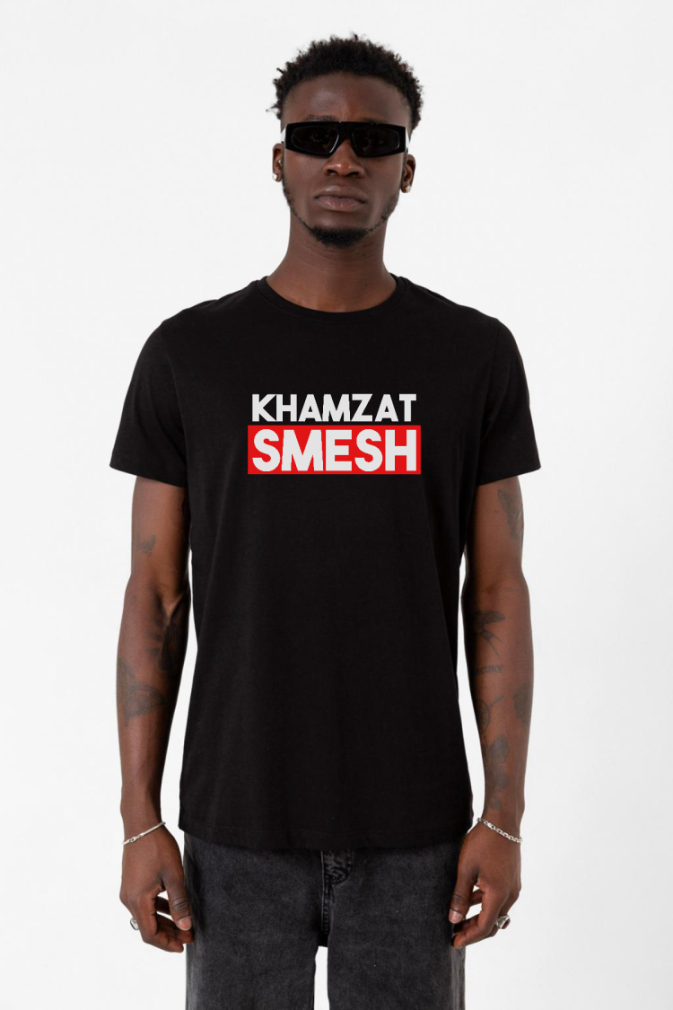 Khamzat Chimaev Smesh Siyah Erkek Tshirt