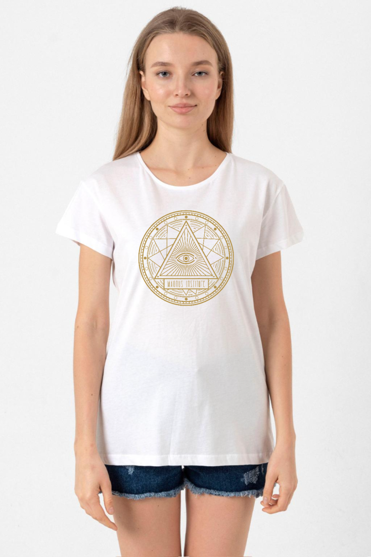 3 Body Problem Magnus Institute Beyaz Kadın Bisikletyaka Tshirt