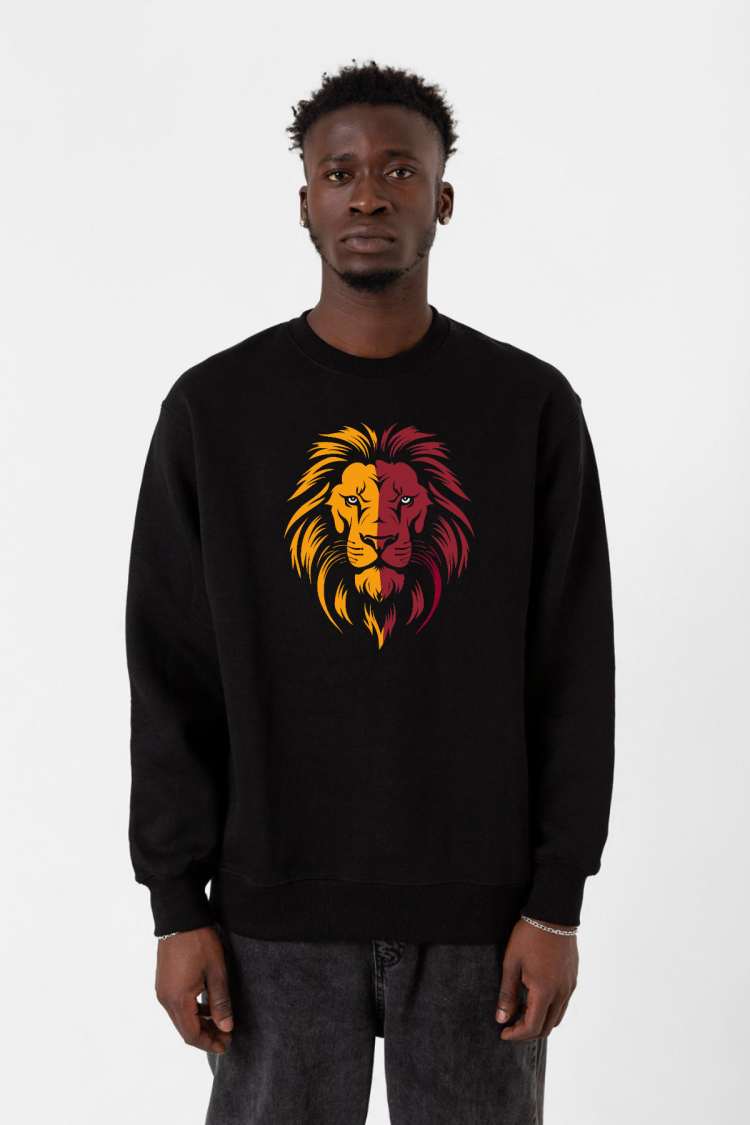 Sarı Kırmızı Leon Siyah Erkek 2ip Sweatshirt