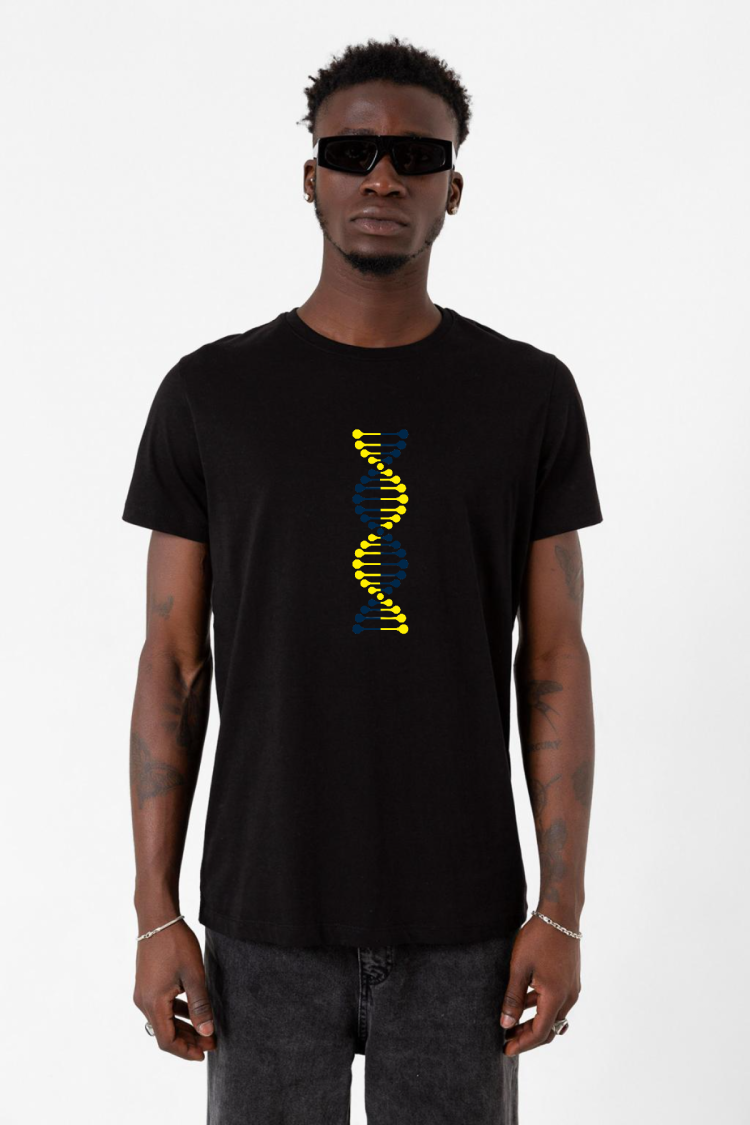Sarı Lacivert Dna Siyah Erkek Tshirt