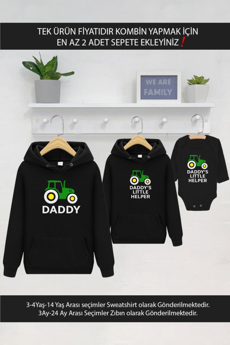 Daddy Little Helper Baba Oğul Kız TEK ÜRÜN FİYATIDIR KOMBİN YAPMAK İÇİN EN AZ 2 ADET SEPETE EKLE