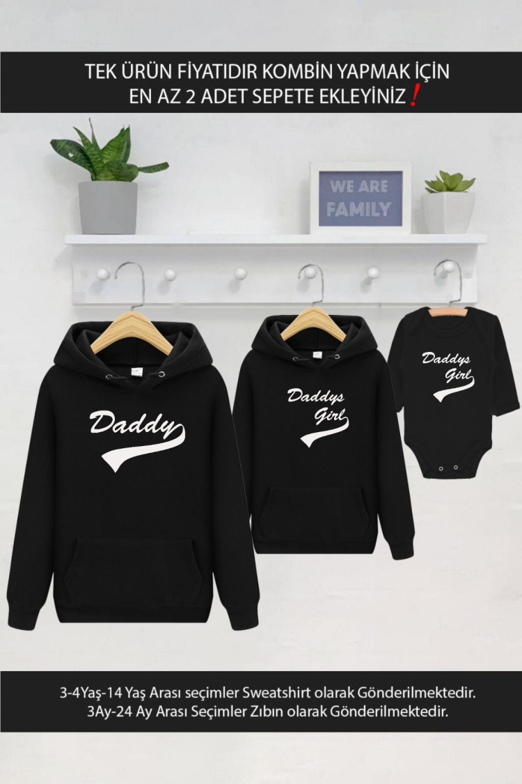 Daddy Girl Baba Kız (TEK ÜRÜN FİYATIDIR KOMBİN YAPMAK İÇİN EN AZ 2 ADET SEPETE EKLEYİNİZ)