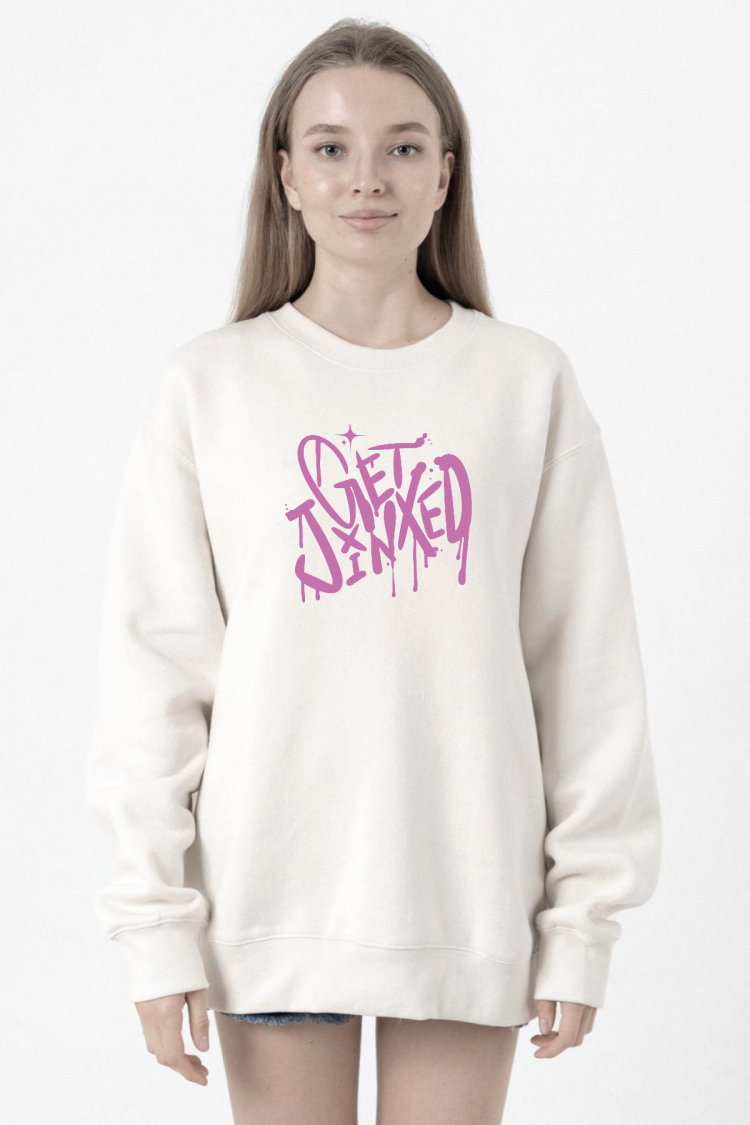 Arcane Get Jinxed Beyaz Kadın 2ip Sweatshirt