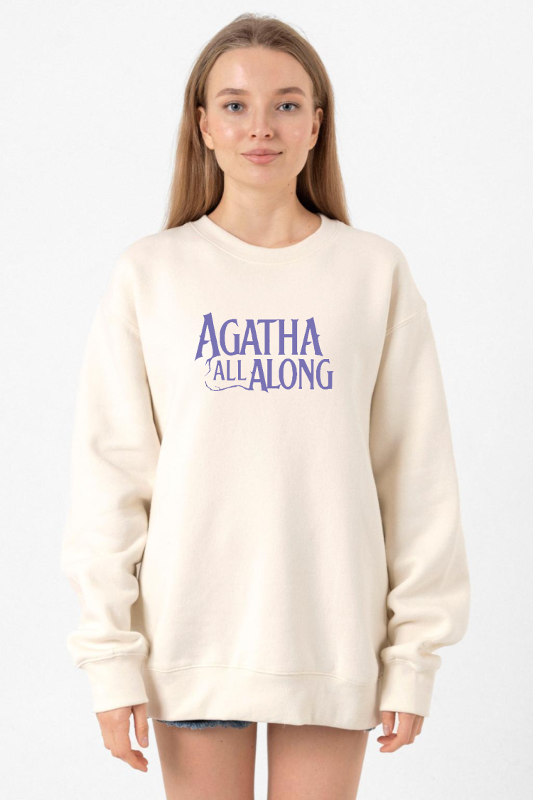 Agatha All Along Lettern Ekru Kadın 2ip Sweatshirt
