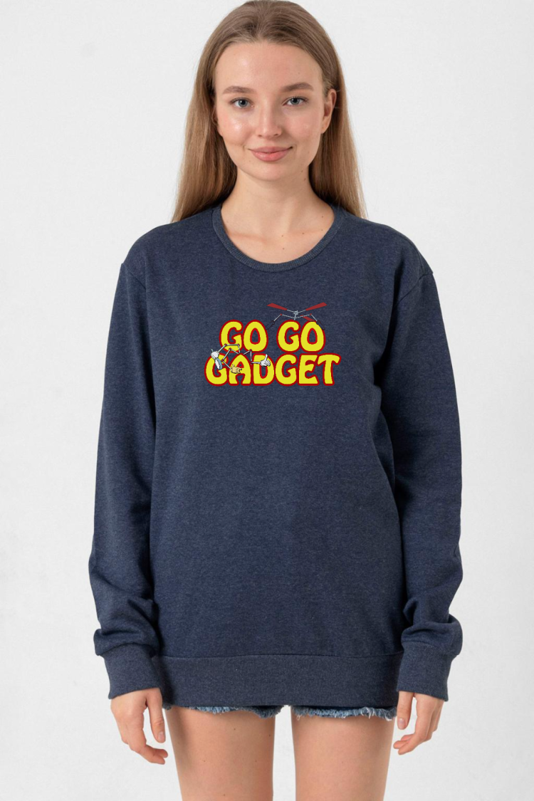 Inspector Gadget Go Go Gadget İndigo Kadın 2ip Sweatshirt