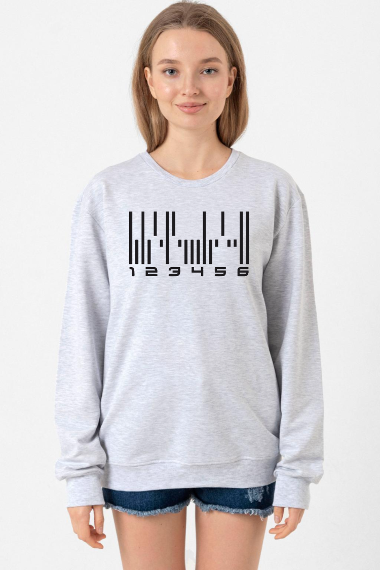 Dark Matter The Android Barcode Grimelanj Kadın 2ip Sweatshirt