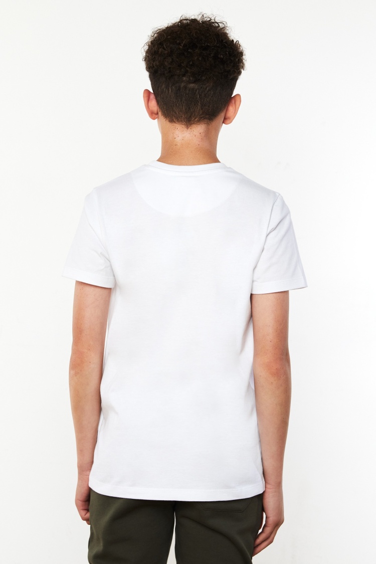 Dark Matter The Android Barcode Beyaz Çocuk Bisikletyaka Tshirt