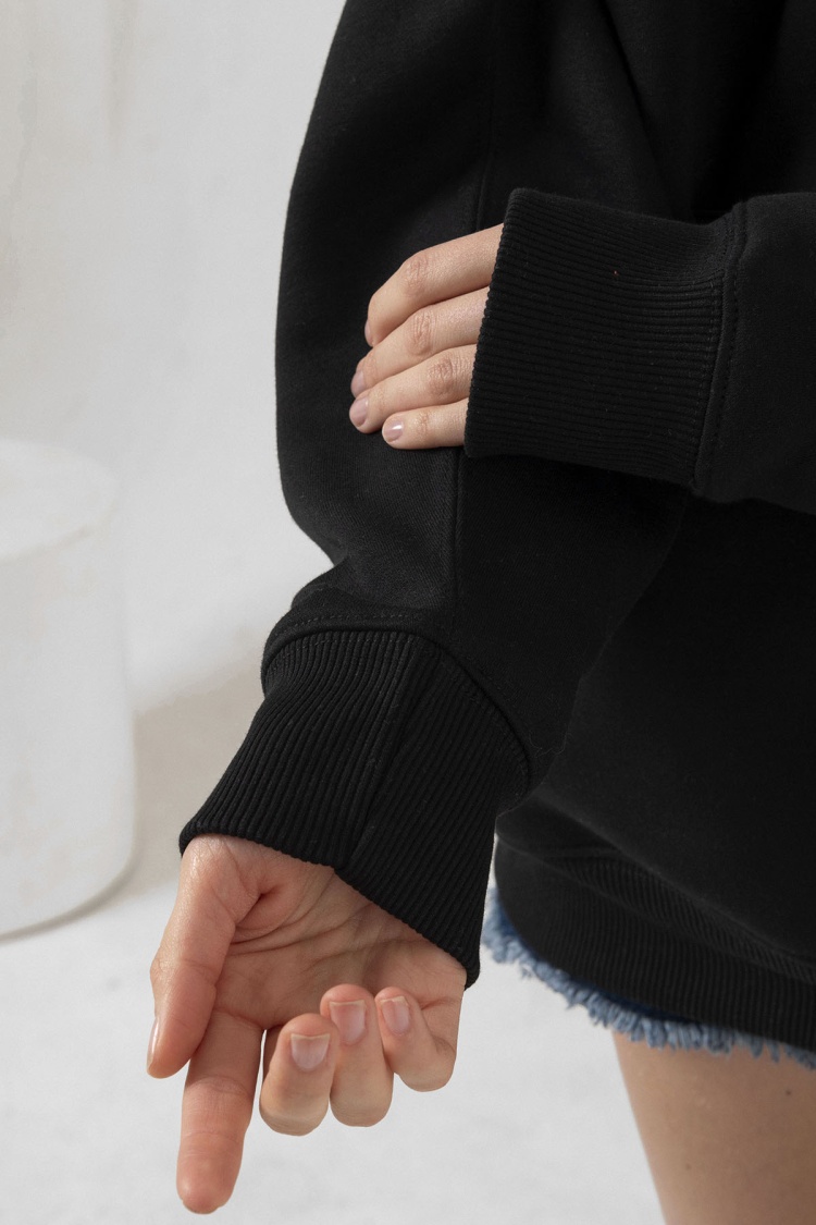 Cobra Kai Logo Siyah Kadın 3ip Kapşonlu