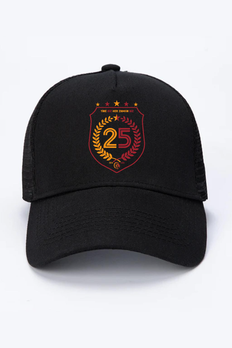 25 Şampiyonluk Yine Biz Siyah Fileli Şapka