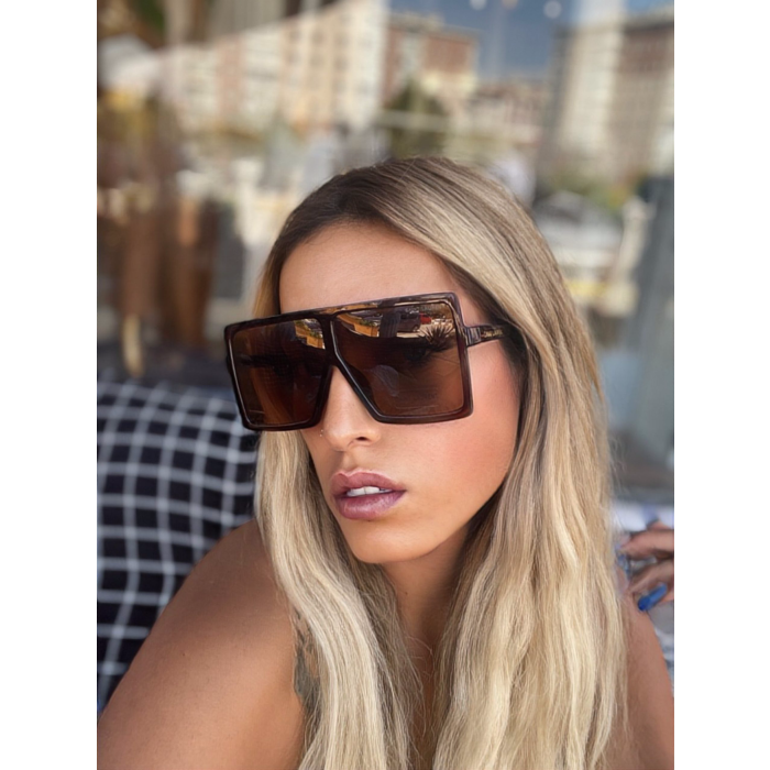 Kahverengi ince kemik çerçeveli saint laurent gözlük 3