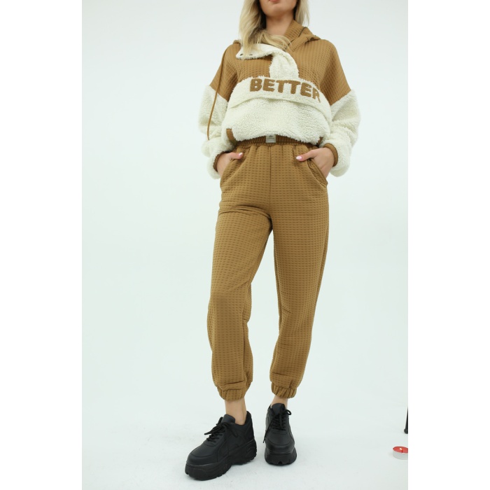 Camel Kapitone Eşofman Altı