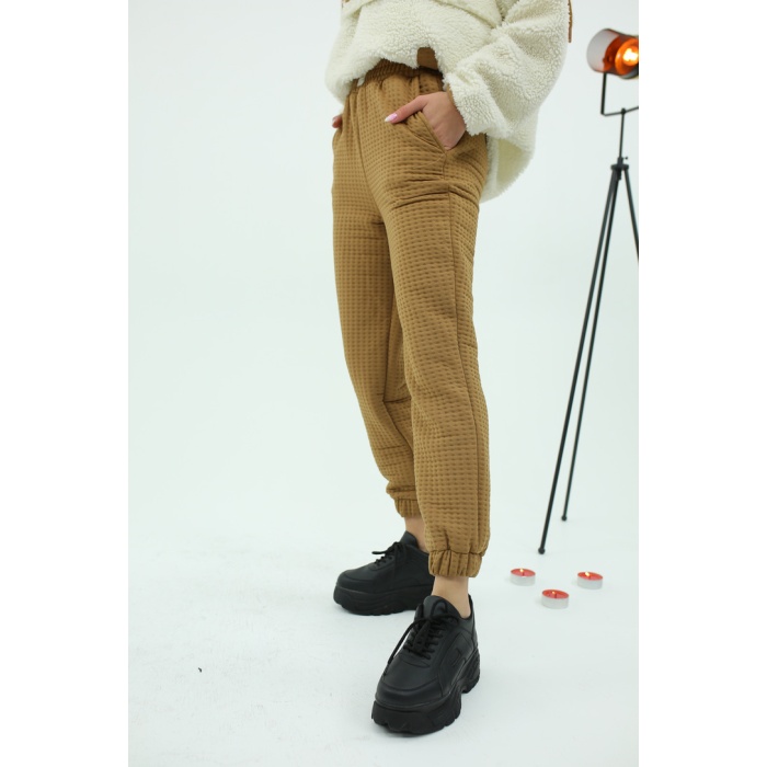Camel Kapitone Eşofman Altı