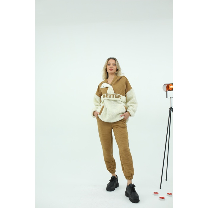 Camel Kapitone Eşofman Altı