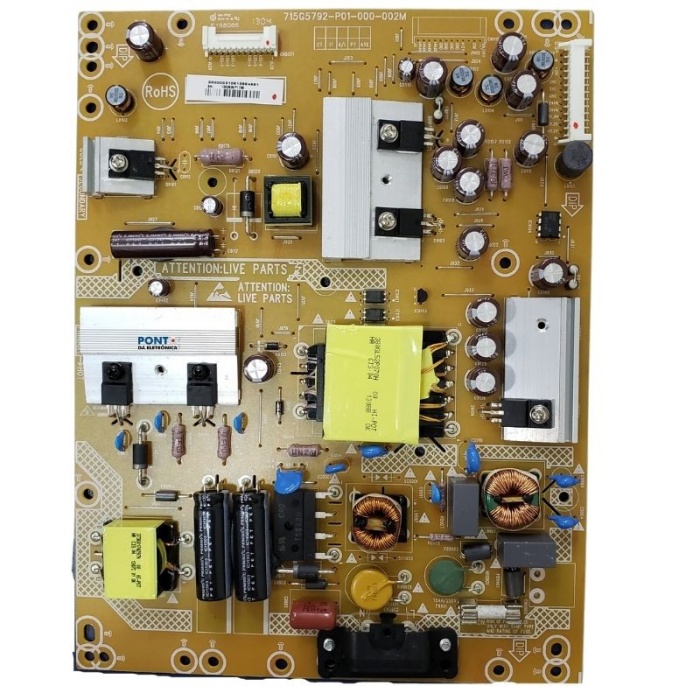715G5792-P01-000-002M , PHILIPS , 40PFL4418K/12 , BESLEME KARTI , POWER BOARD