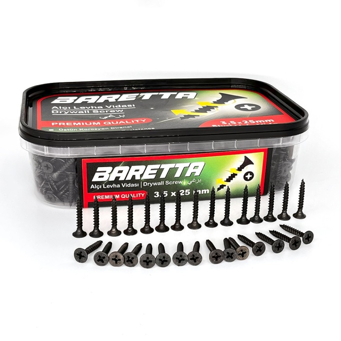 3,5 X 35 Sivri Uçlu Vida Baretta Vida