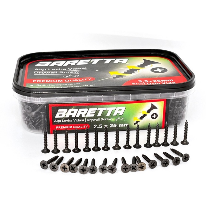 3,5 X 35 Sivri Uçlu Vida Baretta Vida