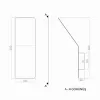 Led Aplik CURVE 30*10 cm