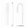 Led Aplik STAFF 60 cm
