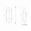 Led Aplik LEAK 32*13 cm