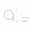 Led Masa Lambası SOLAR ECLIPSE 25 cm