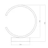 Led Masa Lambası C LUX 35 cm