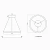 Led Avize Sarkıt CIRKEL 40 cm