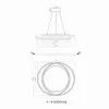 Led Avize Sarkıt 58*50 cm