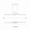 Led Avize Sarkıt DÖNDÜ 120 cm