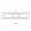 Led Avize Sarkıt 4GEN QUINZE 110*25 cm