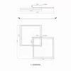 Led Avize Plafonyer JOINSET 70*70 cm