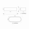 Led Avize Plafonyer ELİPS 7DRUM 40*16 cm