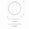 Led Avize Plafonyer BASIS 100 cm