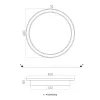 Led Avize Plafonyer BASIS  80 cm