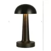 Lizbon Siyah Kasa Antik Şarjlı Masa Lambası