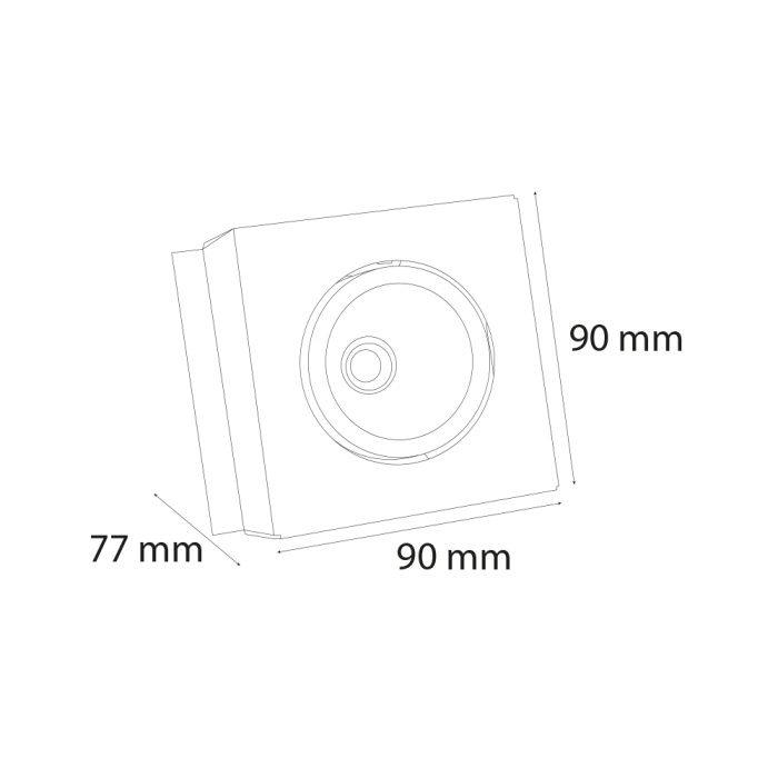 Baffle Tavan Armatürü