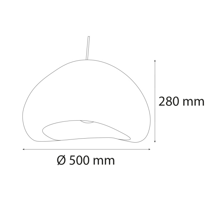 Khmara Bulut Beton Sarkıt 30 cm