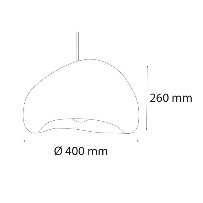 Khmara Bulut Beton Sarkıt 30 cm
